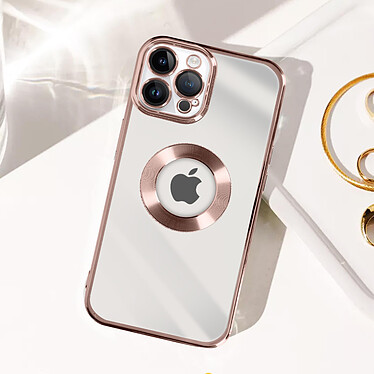 Avizar Coque pour iPhone 13 Pro Max Paillette Amovible Silicone Gel  Rose Gold pas cher