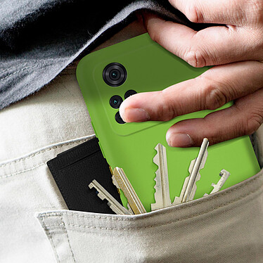 Avizar Coque pour Xiaomi Poco M4 Pro 4G Silicone Semi-rigide Finition Soft-touch Fine  vert pas cher