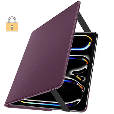 Acheter Avizar Étui Clapet pour iPad Pro 13 2024 Folio Rotatif 360 Support Stand Violet