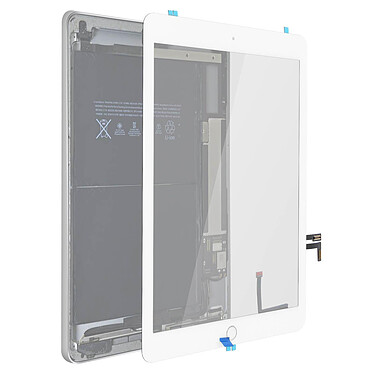 Avizar Ecran Tactile iPad 5 / 6 / Air Vitre de Remplacement Cadre Blanc pas cher