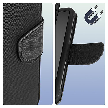 Avizar Etui universel pour Smartphone 142 x 72 mm avec Porte-cartes  Fancy Style noir pas cher
