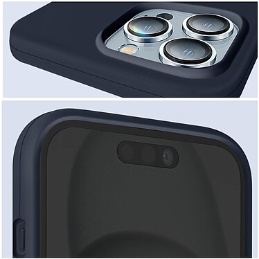 Acheter Moxie Coque pour iPhone 15 Pro Semi-rigide Intérieur Microfibre Bleu Roi