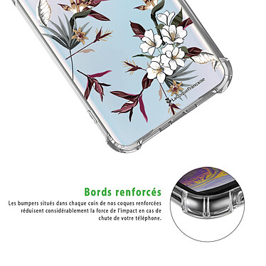 Acheter LaCoqueFrançaise Coque Samsung Galaxy S10 anti-choc souple angles renforcés transparente Motif Fleurs Sauvages