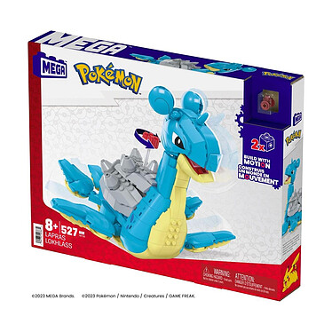 Pokémon - Jeu de construction Mega Construx Lokhlass 19 cm pas cher