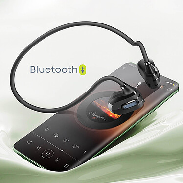 Avis Muvit Écouteurs Bluetooth Sport À Conduction Aérienne Micro Intégré Noir