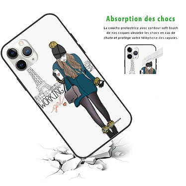 Avis LaCoqueFrançaise Coque iPhone 12 Pro Max Coque Soft Touch Glossy Working girl Design