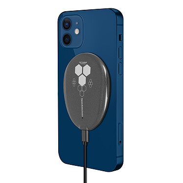 Avizar Chargeur sans fil magnétique Magsafe Charge Rapide iPhone 12, appareils QI Noir