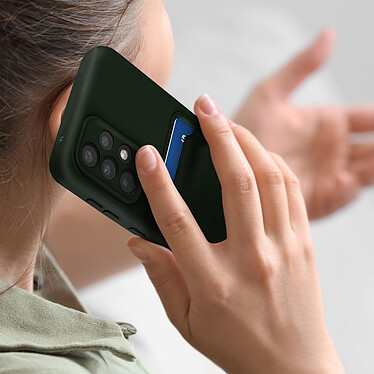Avis Forcell Coque pour Samsung Galaxy A52 et A52s Silicone Souple Porte-carte Fine Légère  Vert