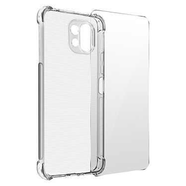 Avizar Pack Protection pour Xiaomi Mi 11 Lite et Xiaomi Mi 11 Lite 5G Coque + Verre Transparent