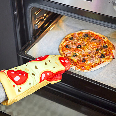 Gant de cuisine pizza pepperoni Cadeau par Thème : Gant de cuisine pizza pepperoni