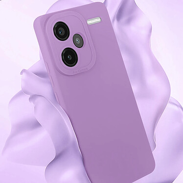 Acheter Avizar Coque pour Xiaomi Redmi Note 13 Pro Plus Silicone Mat Protège Caméra Violet