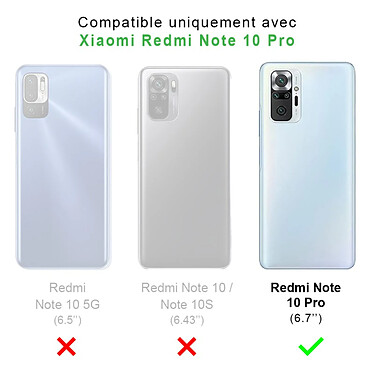 Avis Evetane Coque Xiaomi Redmi Note 10 Pro Silicone liquide Vert Foret + 2 Vitres en Verre trempé Protection écran Antichocs