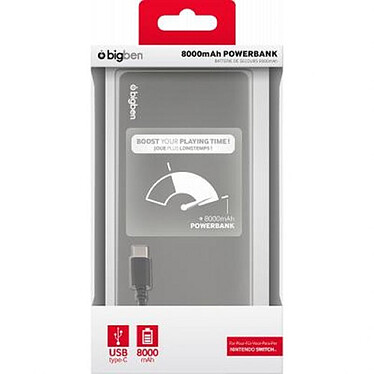 Avis BigBen Connected Batterie de secours pour Nintendo Switch 8000mAh Compacte Gris