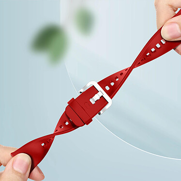 Acheter Avizar Bracelet pour Huawei Watch Fit 2 Silicone Résistant Sangle à Trous  rouge
