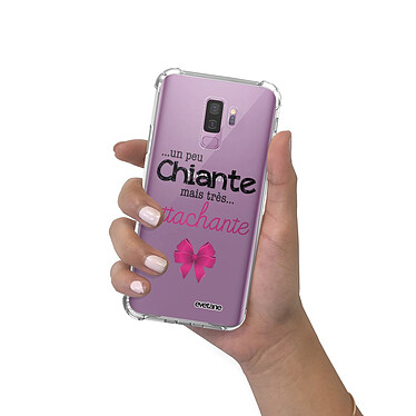 Evetane Coque Samsung Galaxy S9 Plus anti-choc souple angles renforcés transparente Motif Un peu chiante tres attachante pas cher
