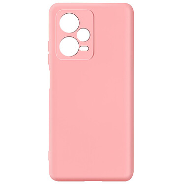 Avizar Coque pour Xiaomi Redmi Note 12 Pro Silicone Semi-rigide Finition Douce au Toucher Fine  Rose