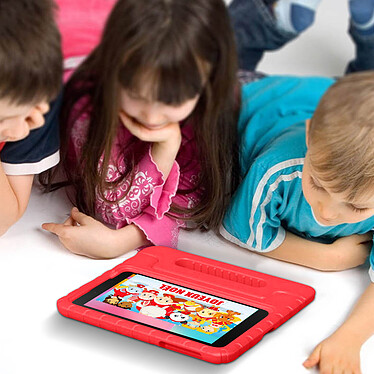 Avis Avizar Coque Galaxy Tab A 8.0 2019 Protection Antichoc Poignée-Support Enfant Rouge