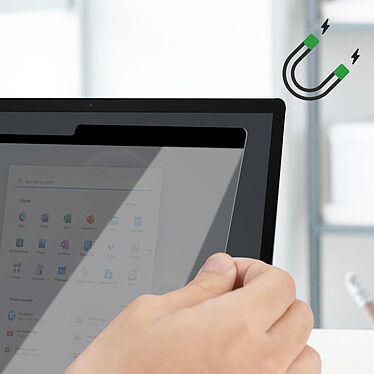 Avis 4smarts Film écran Anti espion Microsoft Surface Laptop 5 15'' Magnétique Flexible
