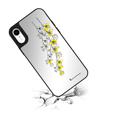 Avis LaCoqueFrançaise Coque iPhone XR miroir Fleurs Cerisiers Design