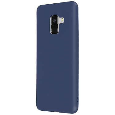 Avis Forcell  Coque pour Galaxy A8 Coque Soft Touch Silicone Gel Souple Bleu nuit