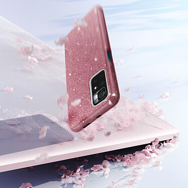 Avizar Coque pour Xiaomi Redmi Note 11S 5G Paillette Amovible Silicone Semi-rigide rose pas cher