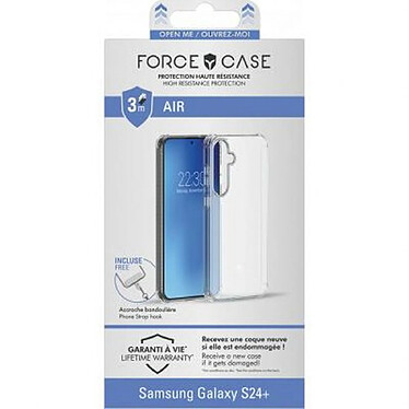 Acheter Force Case Coque pour Galaxy S24 Plus Renforcée Système Tryax Inserts 3D Transparent