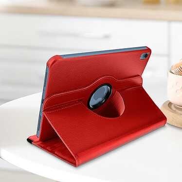 Acheter Avizar Housse pour iPad 10 2022 Clapet Support Rotatif 360° Mode Portrait Paysage  rouge