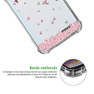 Acheter Evetane Coque Samsung Galaxy A50 anti-choc souple angles renforcés transparente Motif Chute De Fleurs