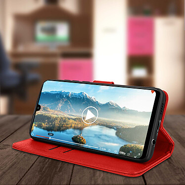 Acheter Avizar Étui pour Huawei P smart 2020 Clapet Portefeuille Support Vidéo  Rouge