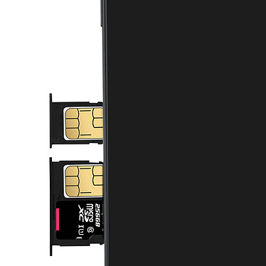 Avis Avizar Tiroir SIM Samsung Galaxy J3 2017 support 2x carte nano SIM + microSD - noir