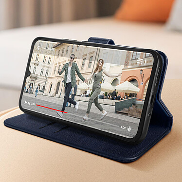 Avis Avizar Étui pour Samsung Galaxy A34 5G Clapet Portefeuille Support Vidéo  Bleu Nuit