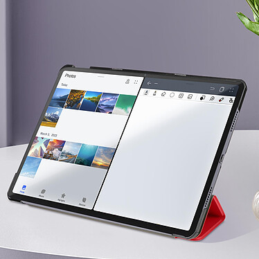 Avis Avizar Housse pour Huawei MatePad 11.5 Clapet Trifold Support video / clavier Mise en Veille  Rouge