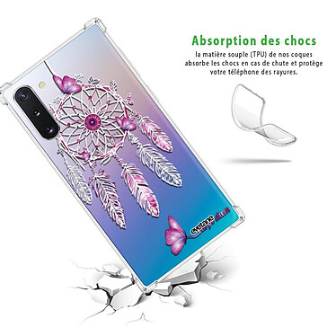 Avis Evetane Coque Samsung Galaxy Note 10 anti-choc souple angles renforcés transparente Motif Carpe diem