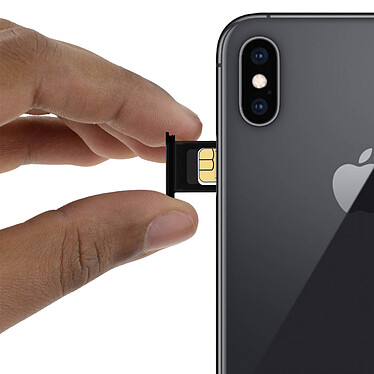 Avis Avizar Tiroir SIM Apple iPhone XS Max support carte nano SIM de remplacement - noir