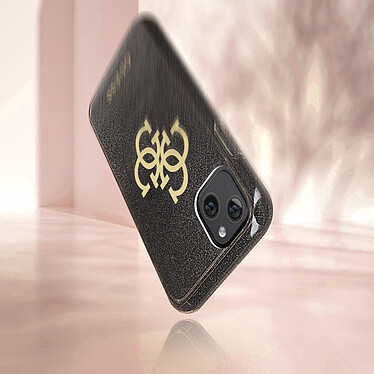 Acheter Guess Coque pour iPhone 13 Mini Paillettes Silicone Gel Souple  Transparente doré