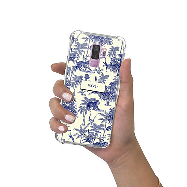 LaCoqueFrançaise Coque Samsung Galaxy S9 Plus Silicone antichocs Solides coins renforcés  transparente Motif Botanic Rêve pas cher