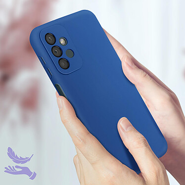 Acheter Avizar Coque pour Samsung Galaxy A23 5G Silicone Semi-rigide Finition Soft-touch Fine  bleu