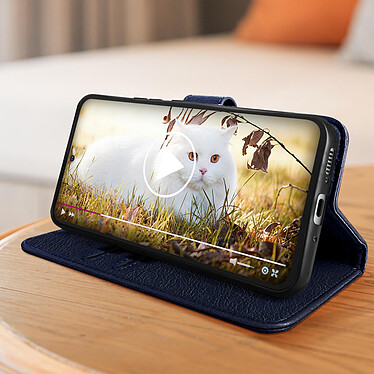 Avis Avizar Étui pour Samsung Galaxy A54 5G Clapet Porte-carte Support Vidéo  Bleu Nuit
