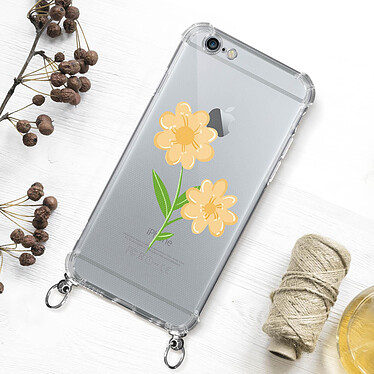 Avizar Coque iPhone 6 et 6S Anneau personnalisable avec bijou/Chaîne - Transparent pas cher