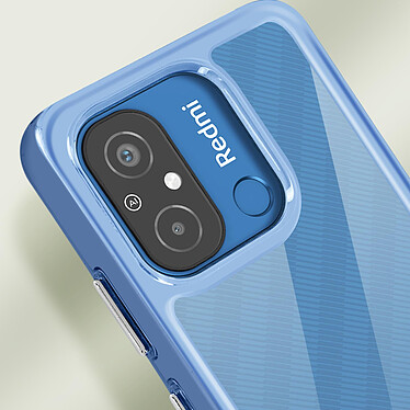 Acheter Avizar Coque Antichoc pour Xiaomi Redmi 12C Dos Rigide Bloc Caméra Surélevé Bleu