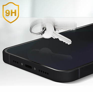 Muvit Verre trempé pour iPhone 13 Pro Max 9H Anti-Espion avec Applicateur  Tiger Glass+ pas cher