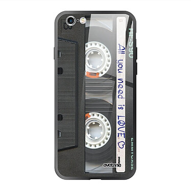 Evetane Coque iPhone 6/6s Coque Soft Touch Glossy Cassette Design