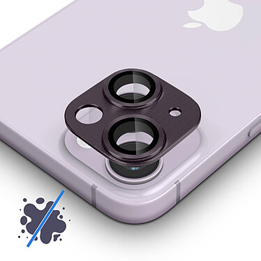 Avizar Film Caméra pour iPhone 14 et 14 Plus Verre Trempé + Alliage d'Aluminium  Violet pas cher