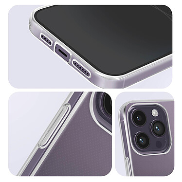 Acheter Avizar Coque pour iPhone 14 Pro Max Silicone Gel Souple Ultra fine Anti-jaunissement  Transparent