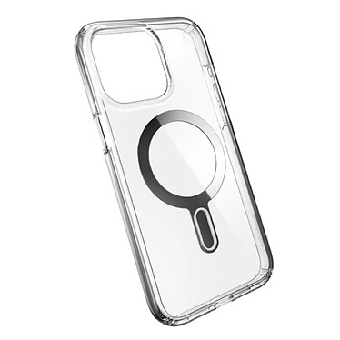 Speck Presidio Click-Lock pour iPhone 15 Pro Max Clear/Silver pas cher