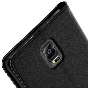 Avizar Housse Etui Folio Portefeuille pour Samsung Galaxy Note 4 - Noir pas cher