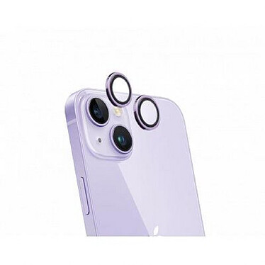 Force Glass Protecteur d'objectif de caméra pour iPhone 14 / 14 Plus Original Ultra-résistant Violet