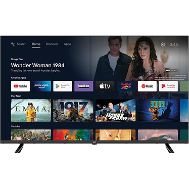 DUAL DL-AND434K Android TV 43'' 4K Ultra HD  Google Assistant et Netflix  YouTube Chromecast