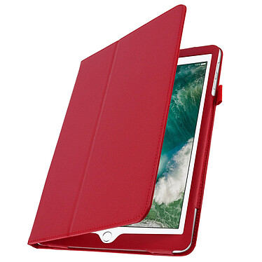 Avizar Housse Etui Clapet Protection Apple iPad 5 / 6 / Air - Rouge - Fonction Support