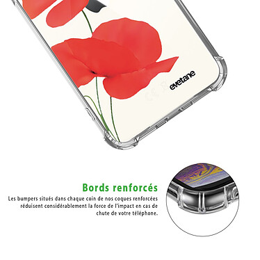Acheter Evetane Coque iPhone 11 anti-choc souple angles renforcés transparente Motif Coquelicot